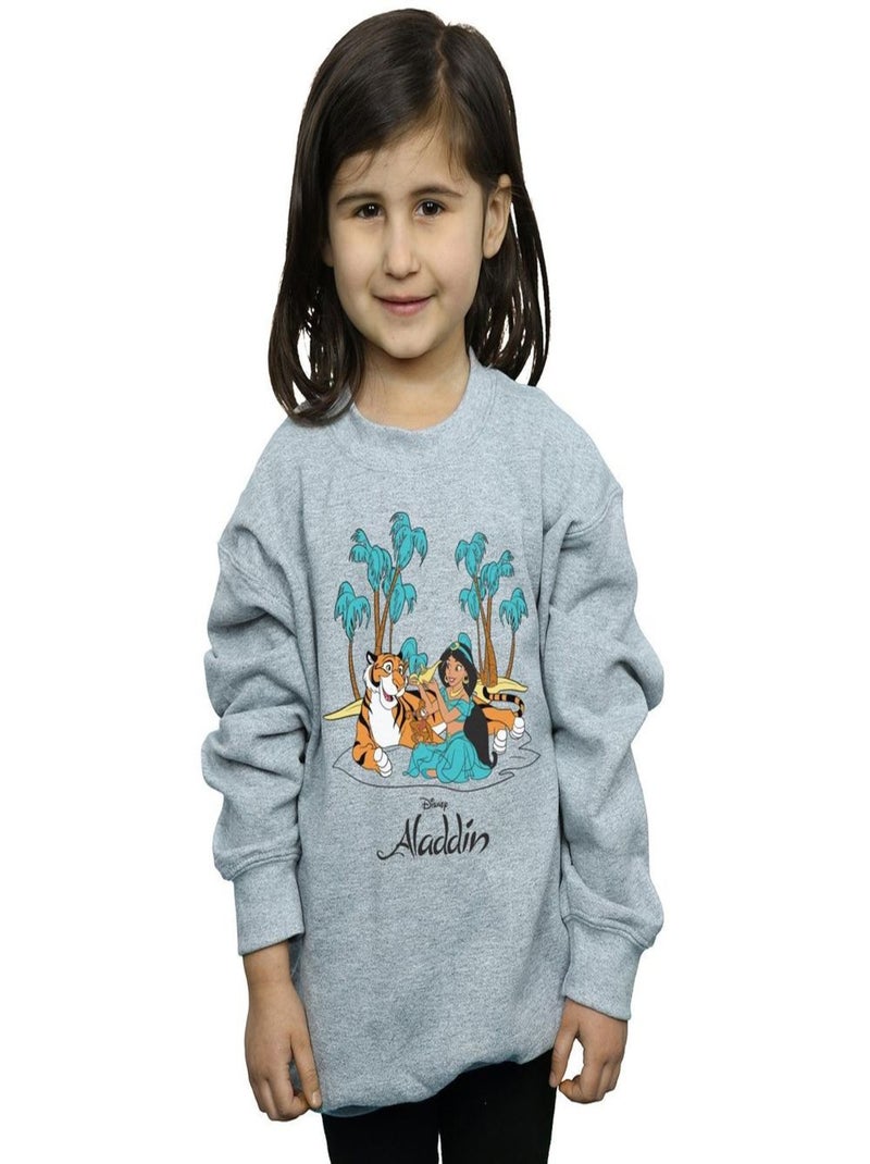 Disney - Sweat Gris chiné - Kiabi
