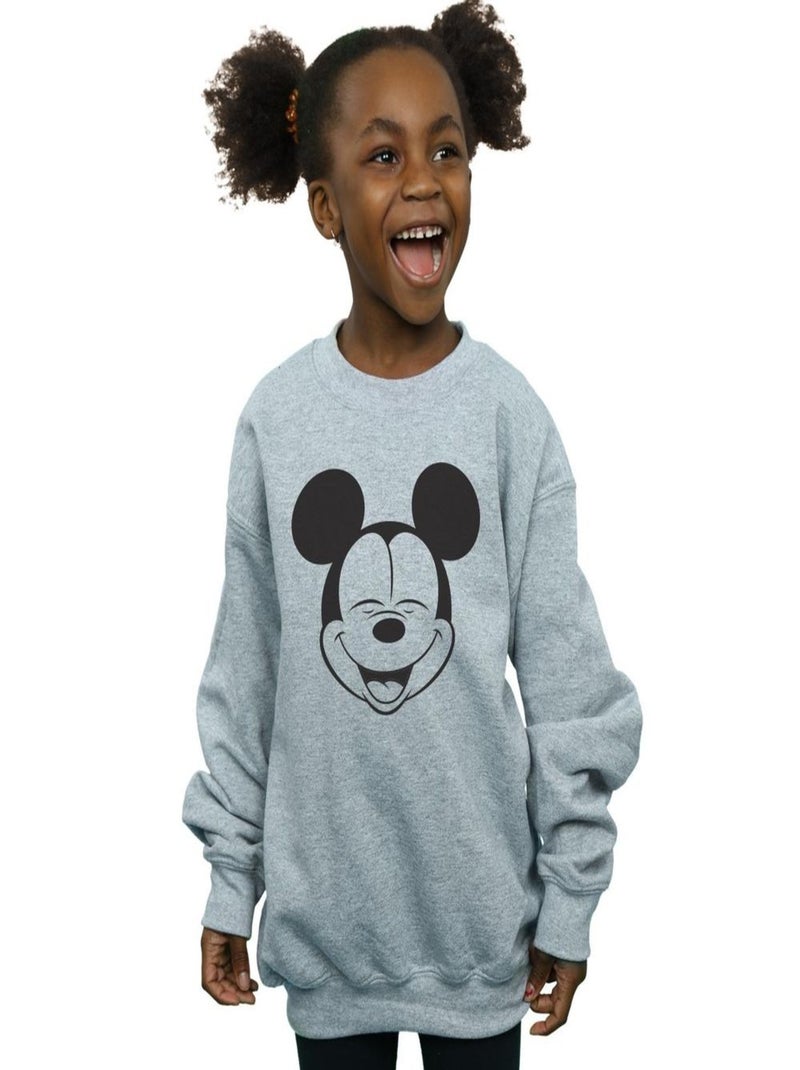 Disney - Sweat Gris chiné - Kiabi