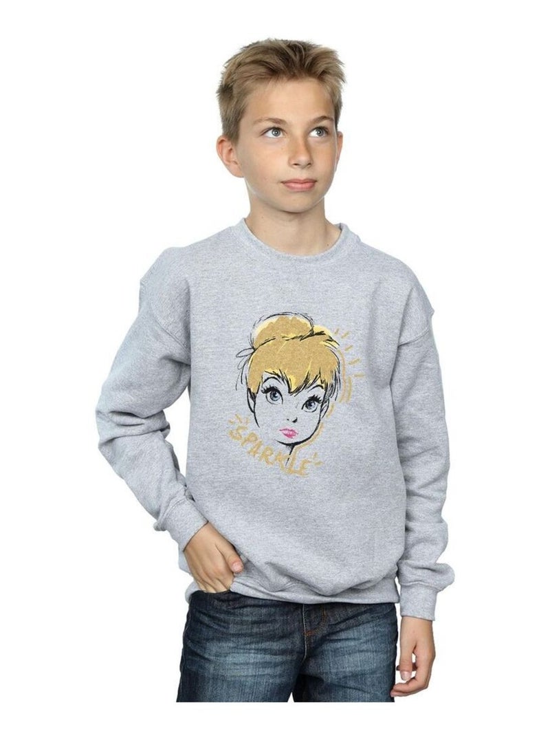 Disney - Sweat Gris chiné - Kiabi