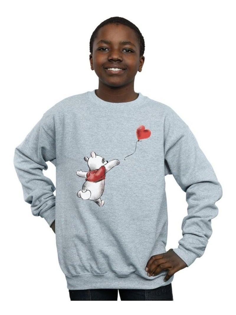 Disney - Sweat Gris chiné - Kiabi