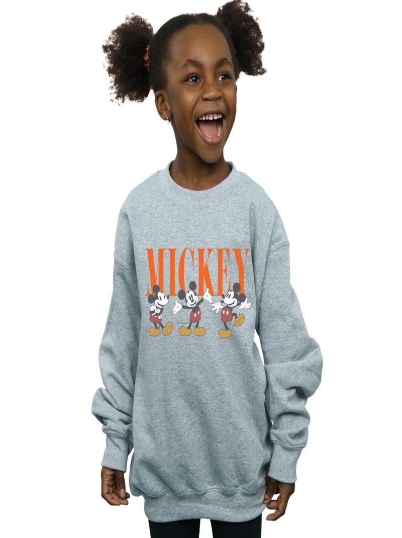 Disney - Sweat Gris chiné - Kiabi