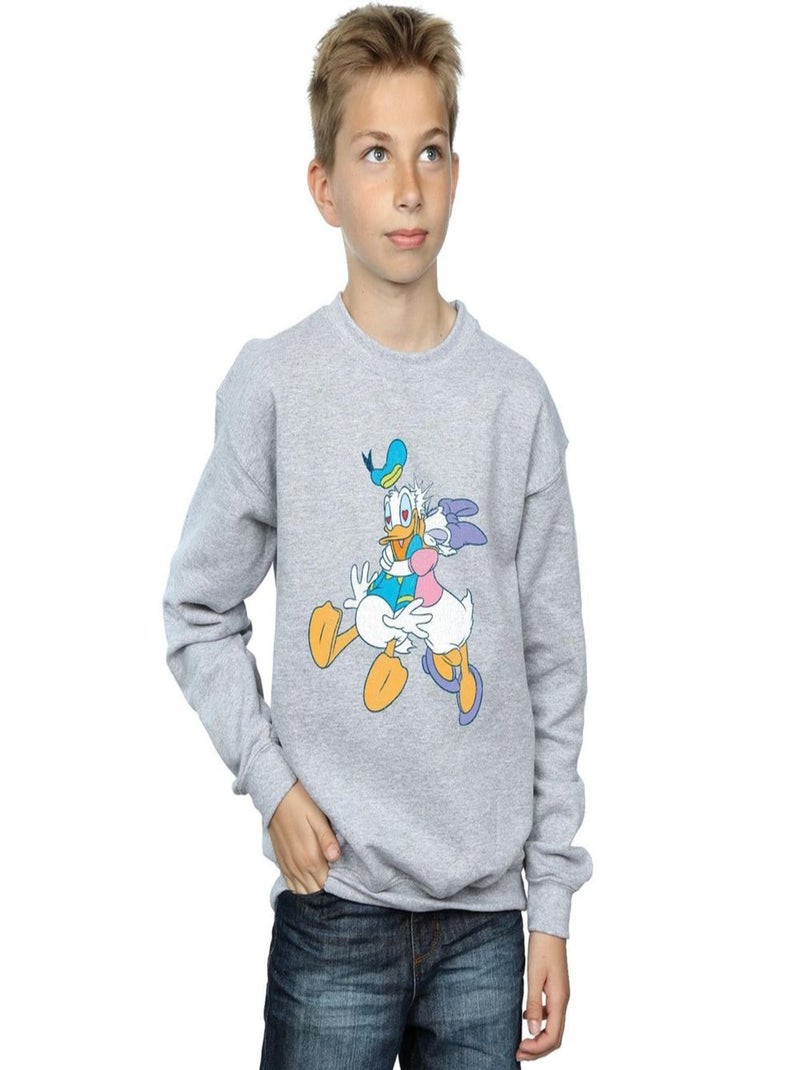 Disney - Sweat Gris chiné - Kiabi