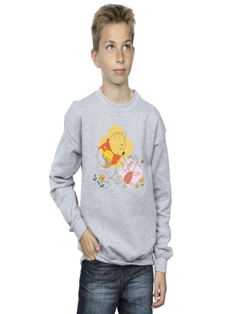 Disney - Sweat Gris chiné - Kiabi