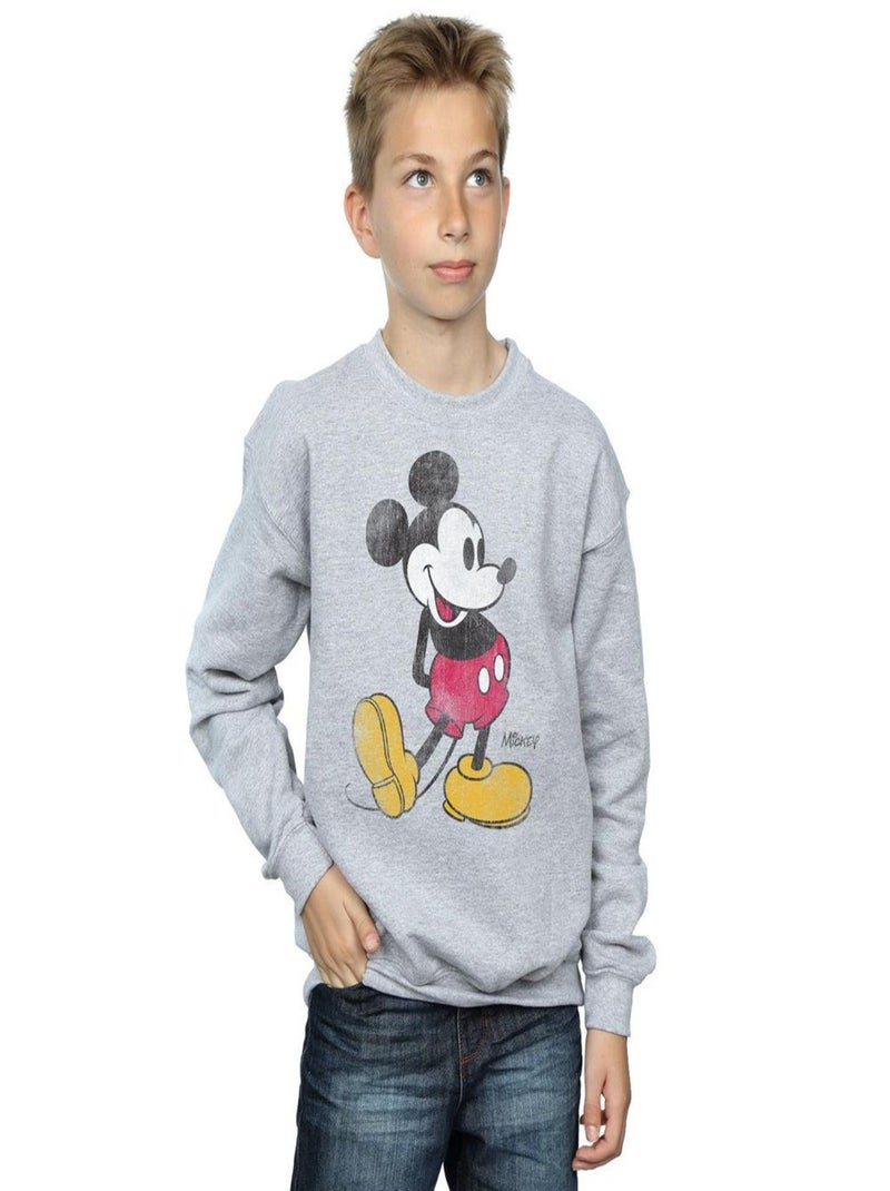 Disney - Sweat Gris chiné - Kiabi