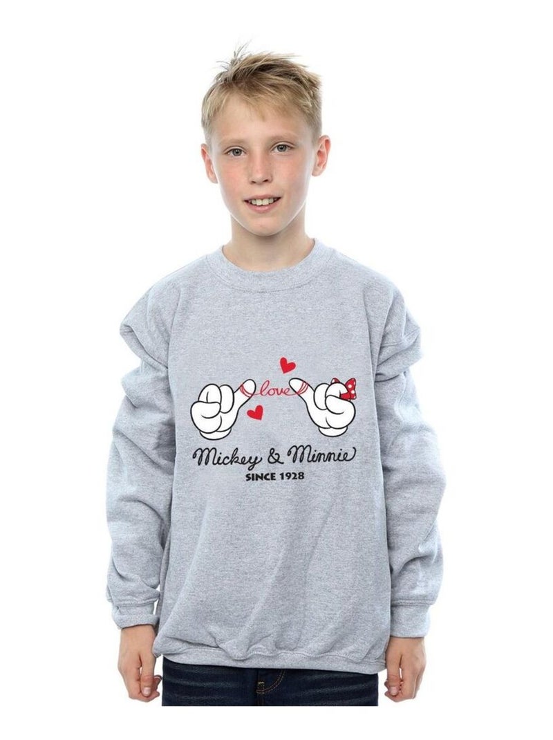 Disney - Sweat Gris chiné - Kiabi