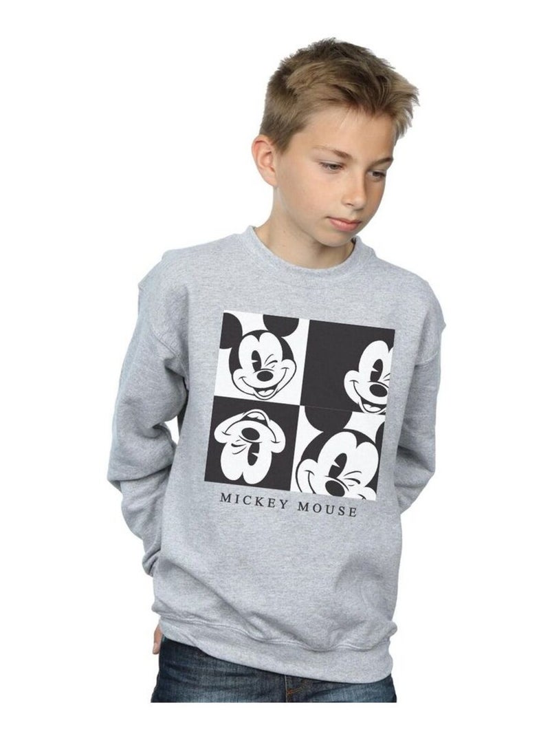Disney - Sweat Gris chiné - Kiabi