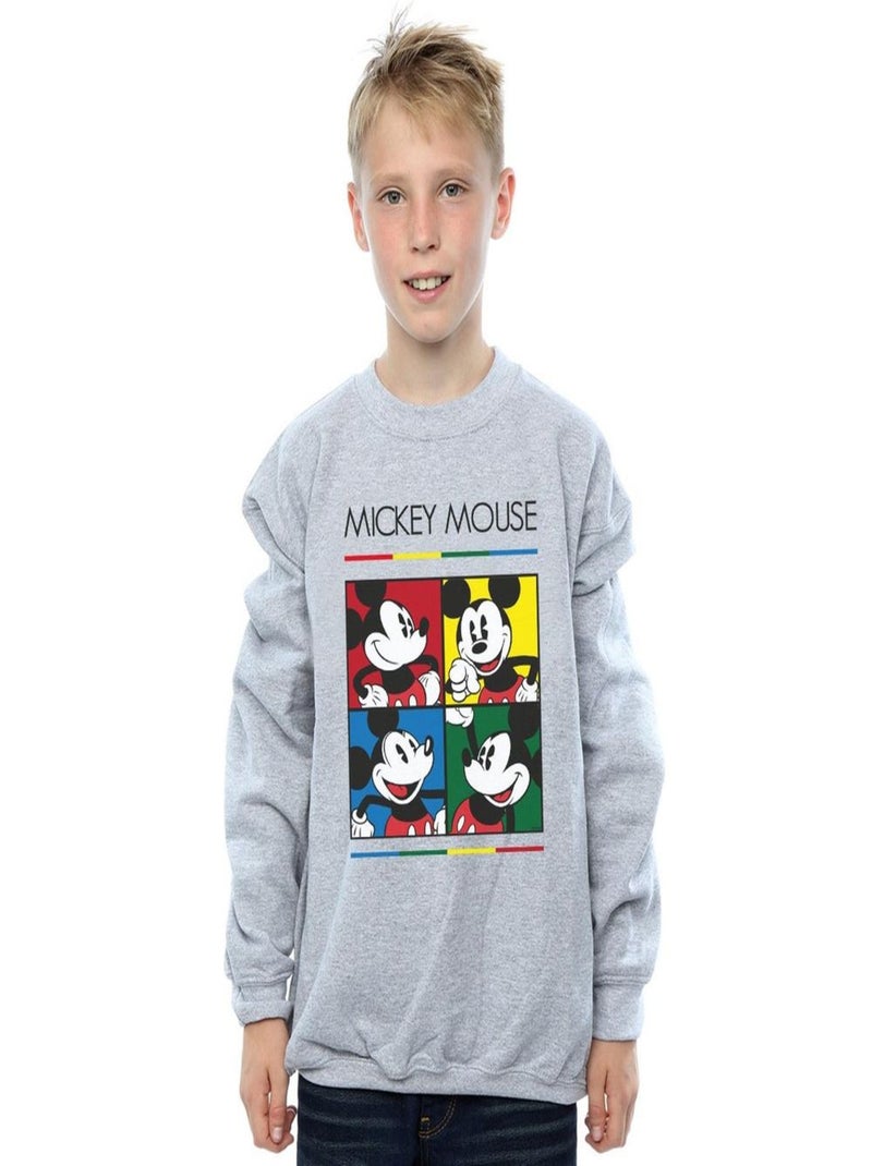 Disney - Sweat Gris chiné - Kiabi