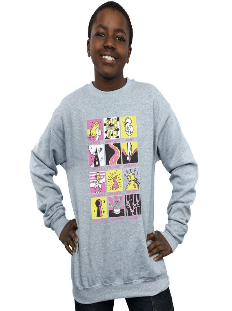 Disney - Sweat Gris chiné - Kiabi