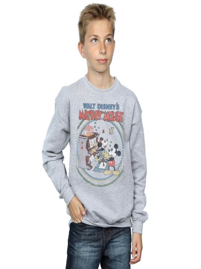 Disney - Sweat Gris chiné - Kiabi