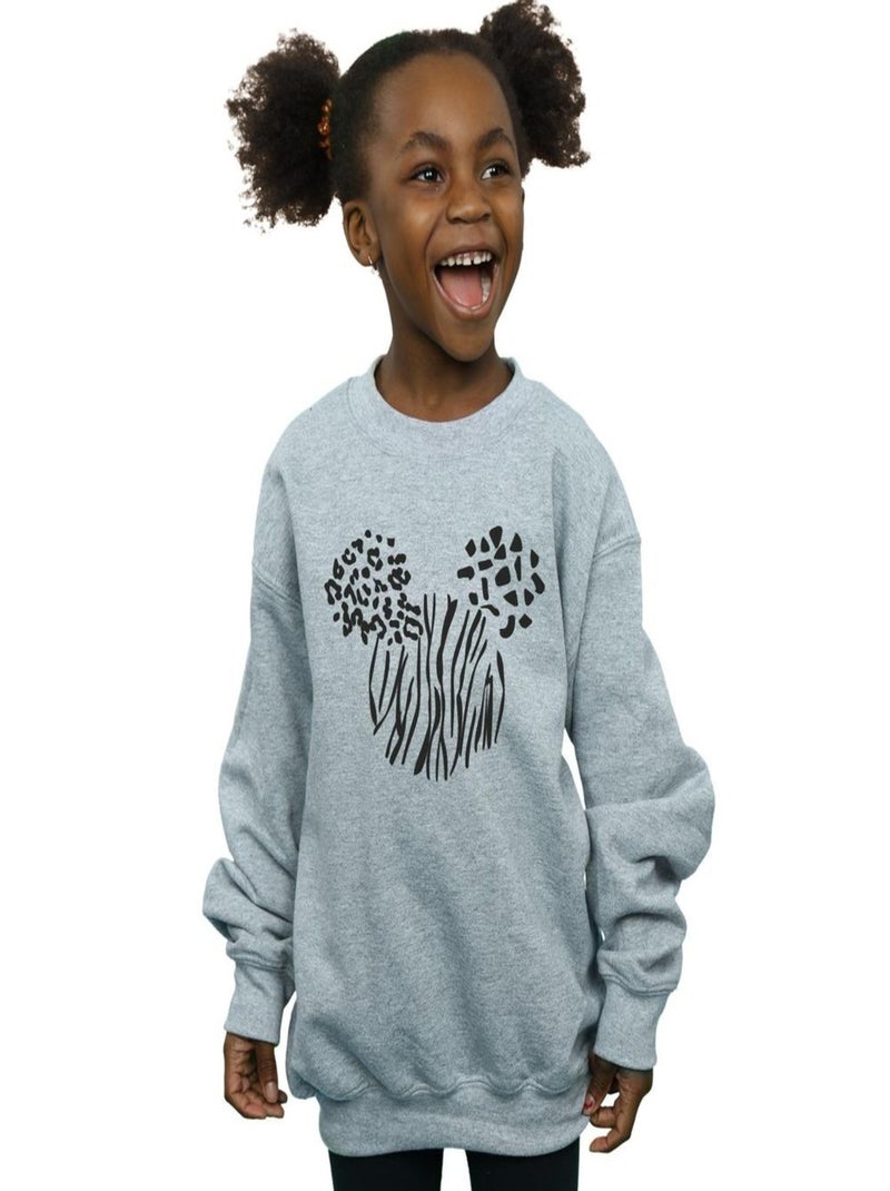 Disney - Sweat Gris chiné - Kiabi