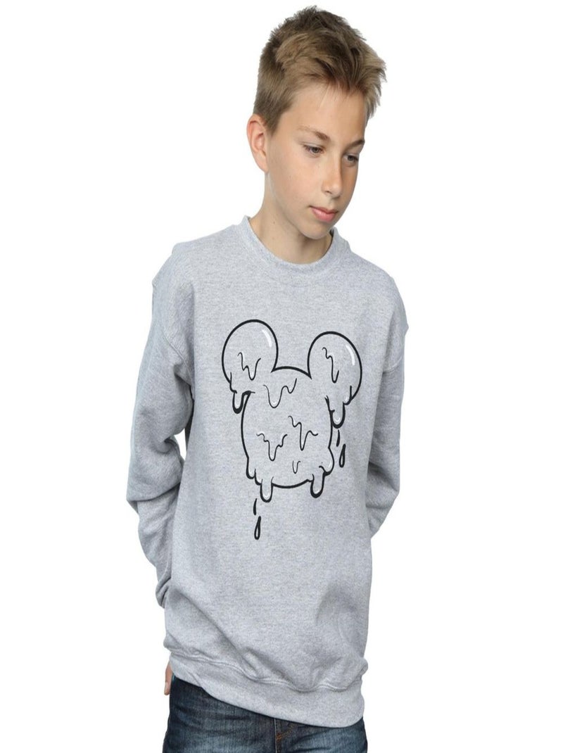 Disney - Sweat Gris chiné - Kiabi