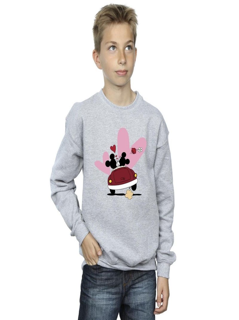 Disney - Sweat Gris chiné - Kiabi