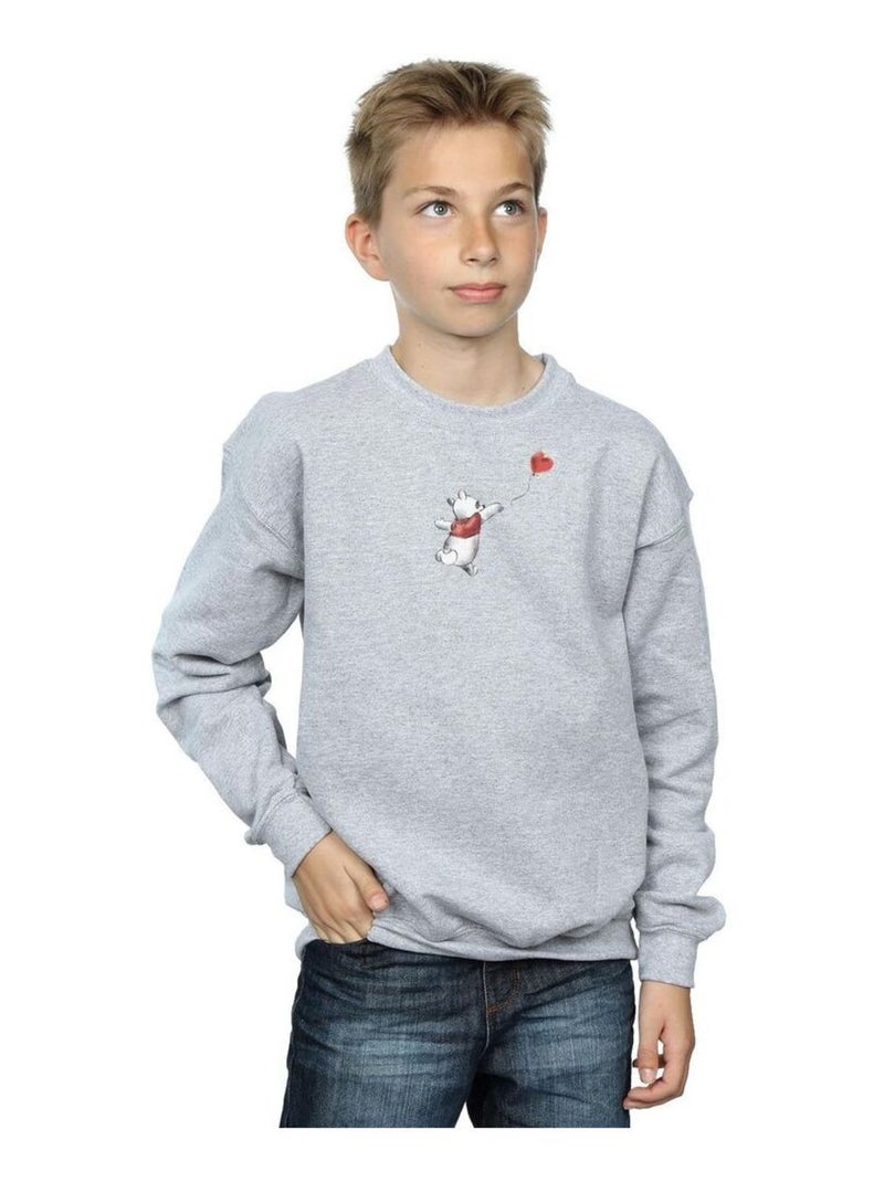 Disney - Sweat Gris chiné - Kiabi