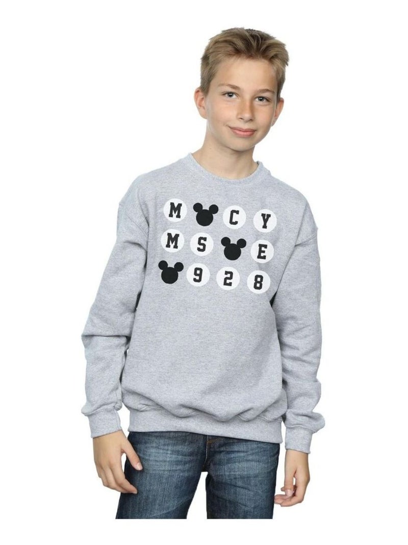 Disney - Sweat Gris chiné - Kiabi