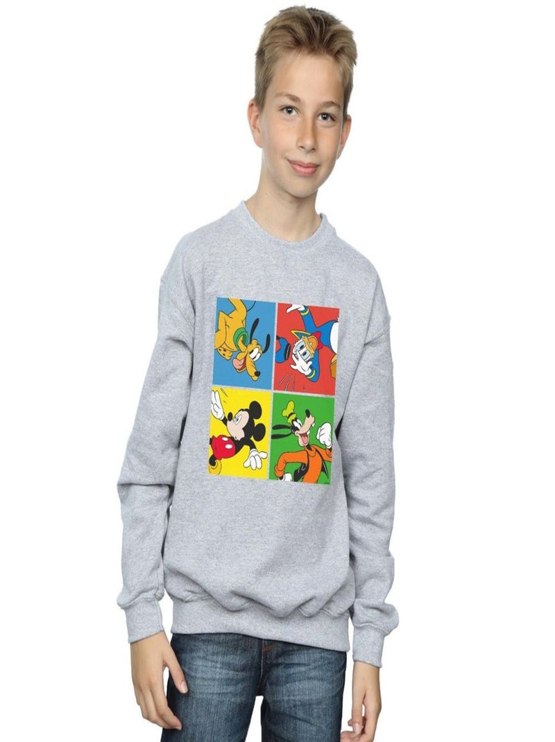 Disney - Sweat Gris chiné - Kiabi