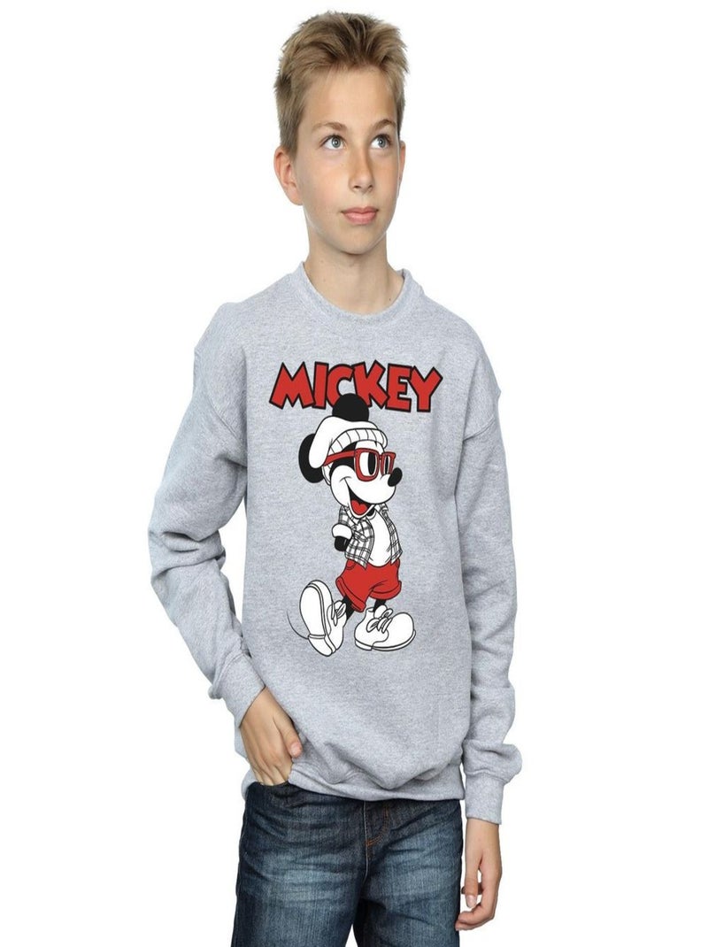 Disney - Sweat Gris chiné - Kiabi