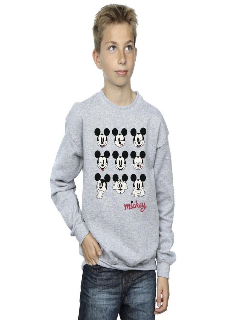 Disney - Sweat Gris chiné - Kiabi