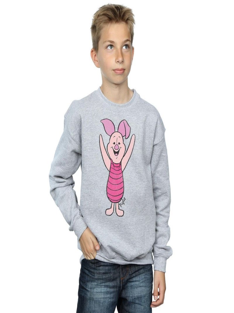 Disney - Sweat Gris chiné - Kiabi