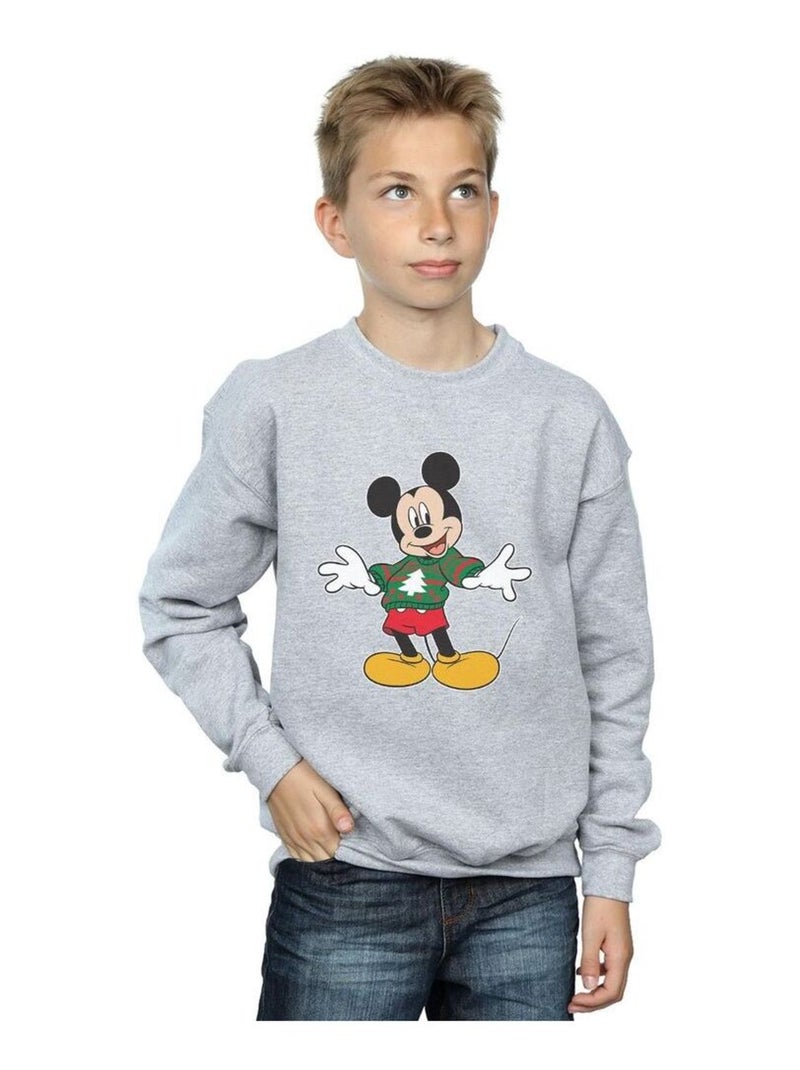 Disney - Sweat Gris chiné - Kiabi