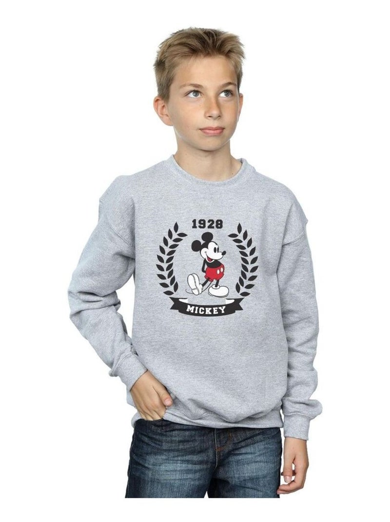 Disney - Sweat Gris chiné - Kiabi