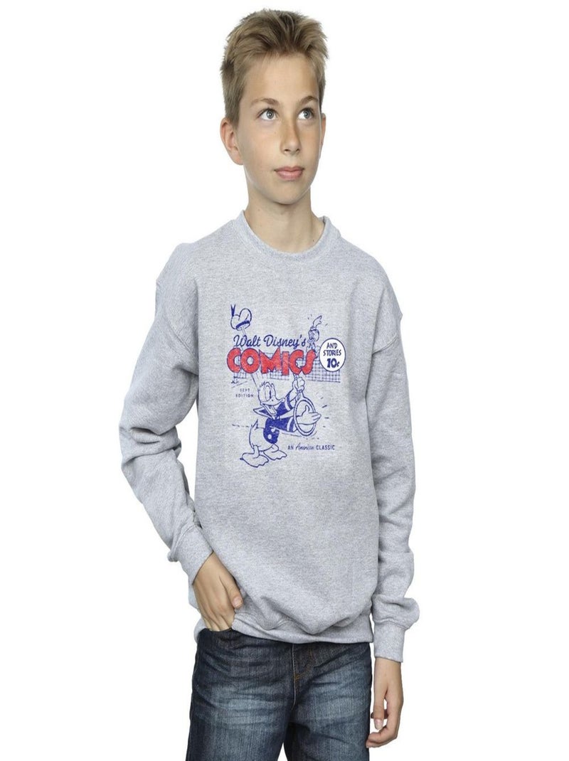Disney - Sweat Gris chiné - Kiabi
