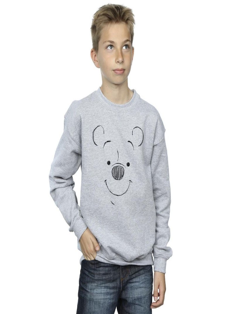 Disney - Sweat Gris chiné - Kiabi