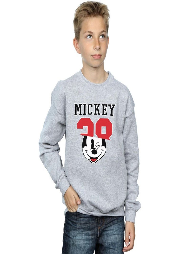 Disney - Sweat Gris chiné - Kiabi