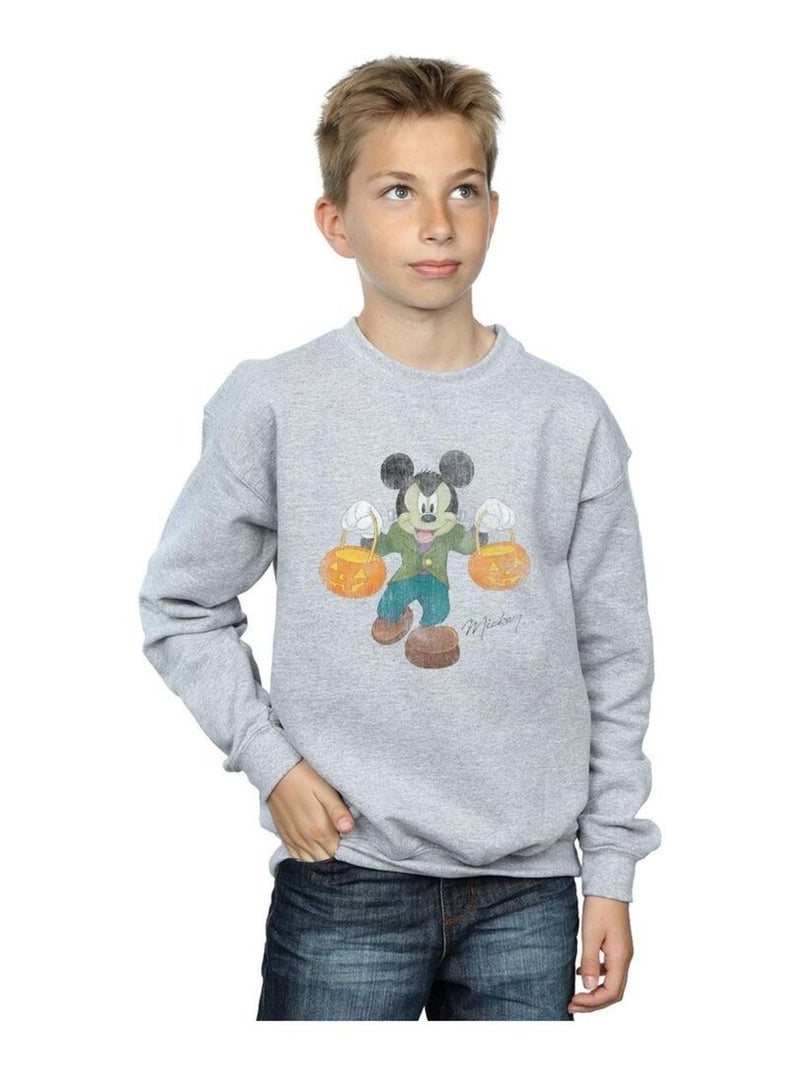 Disney - Sweat Gris chiné - Kiabi
