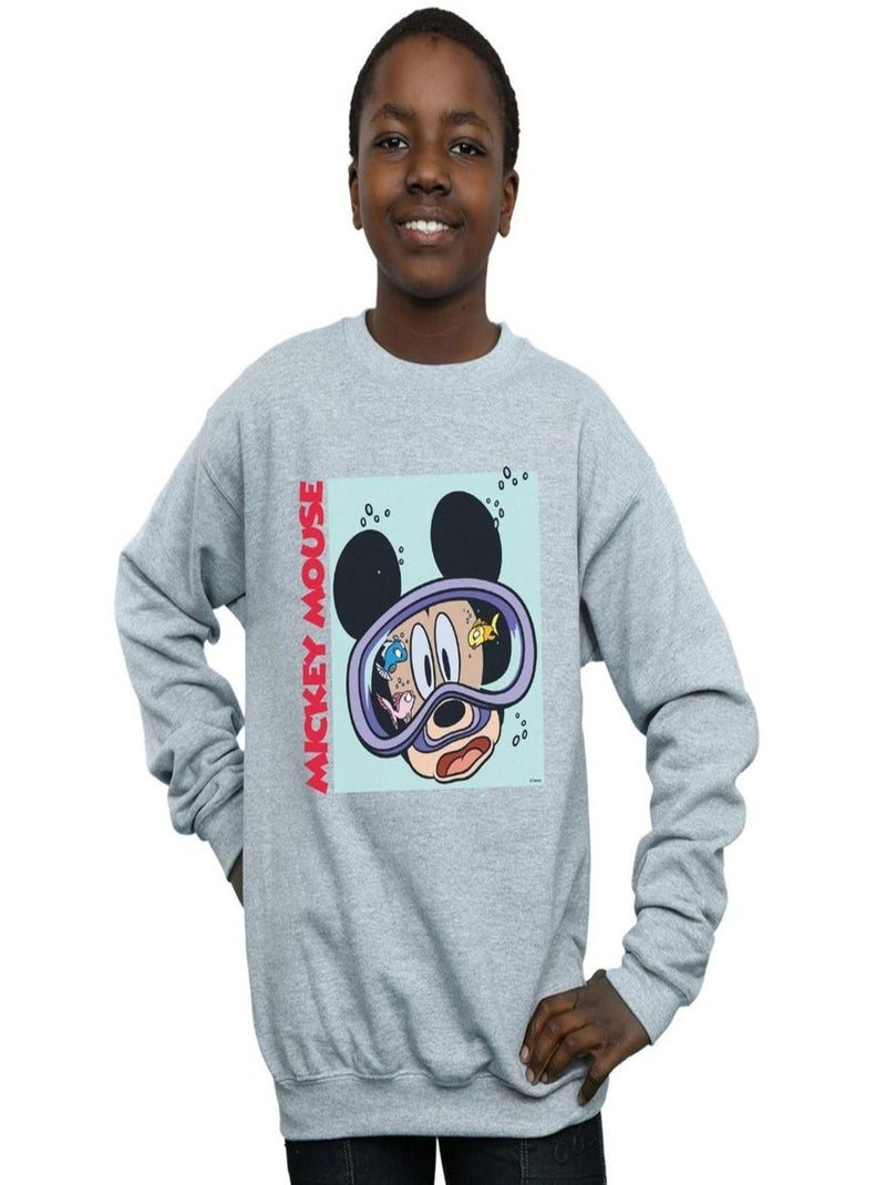 Disney - Sweat Gris chiné - Kiabi