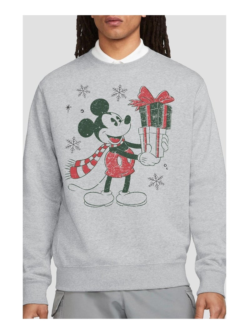 Disney - Sweat Gris chiné - Kiabi