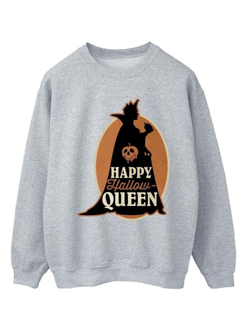 Disney - Sweat HALLOW QUEEN Gris chiné - Kiabi