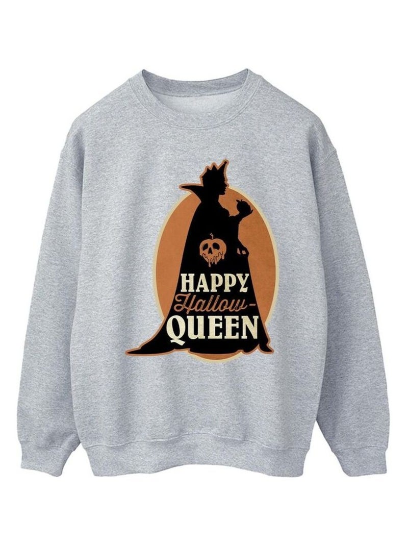 Disney - Sweat HALLOW QUEEN Gris chiné - Kiabi