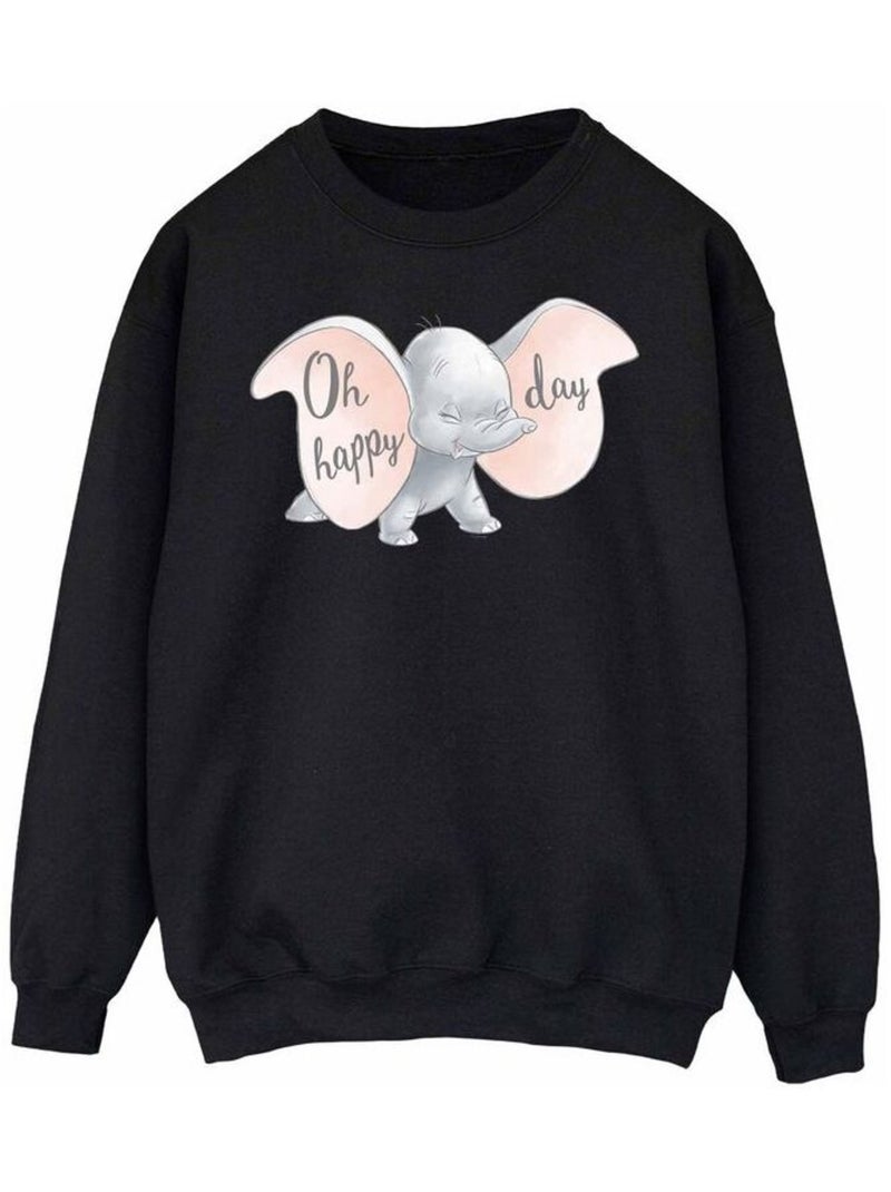 Disney - Sweat HAPPY DAY Noir - Kiabi