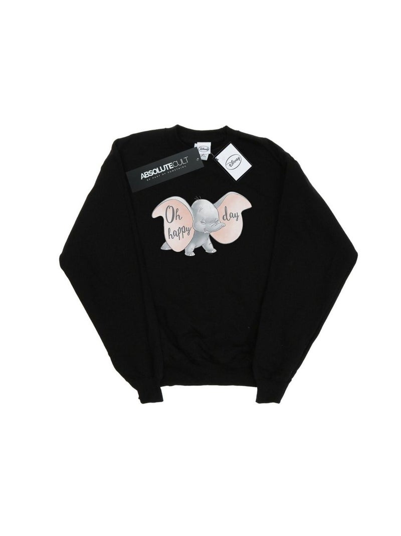 Disney - Sweat HAPPY DAY Noir - Kiabi