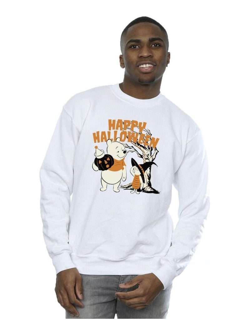 Disney - Sweat HAPPY HALLOWEEN Blanc - Kiabi