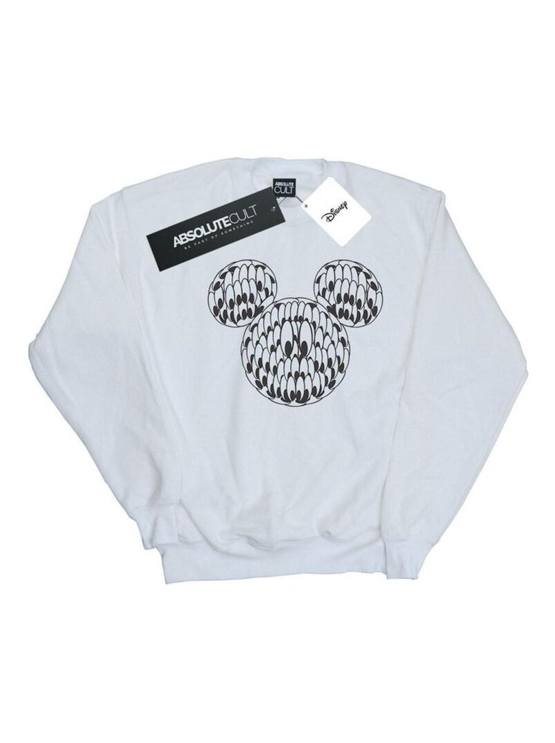 Disney - Sweat HEAD OF EYES Blanc - Kiabi