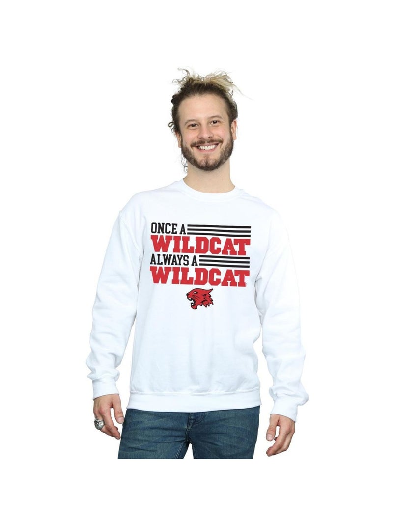 Disney - Sweat High School Musical: Premiers pas sur scène THE MUSICAL ONCE A WILDCAT Blanc - Kiabi