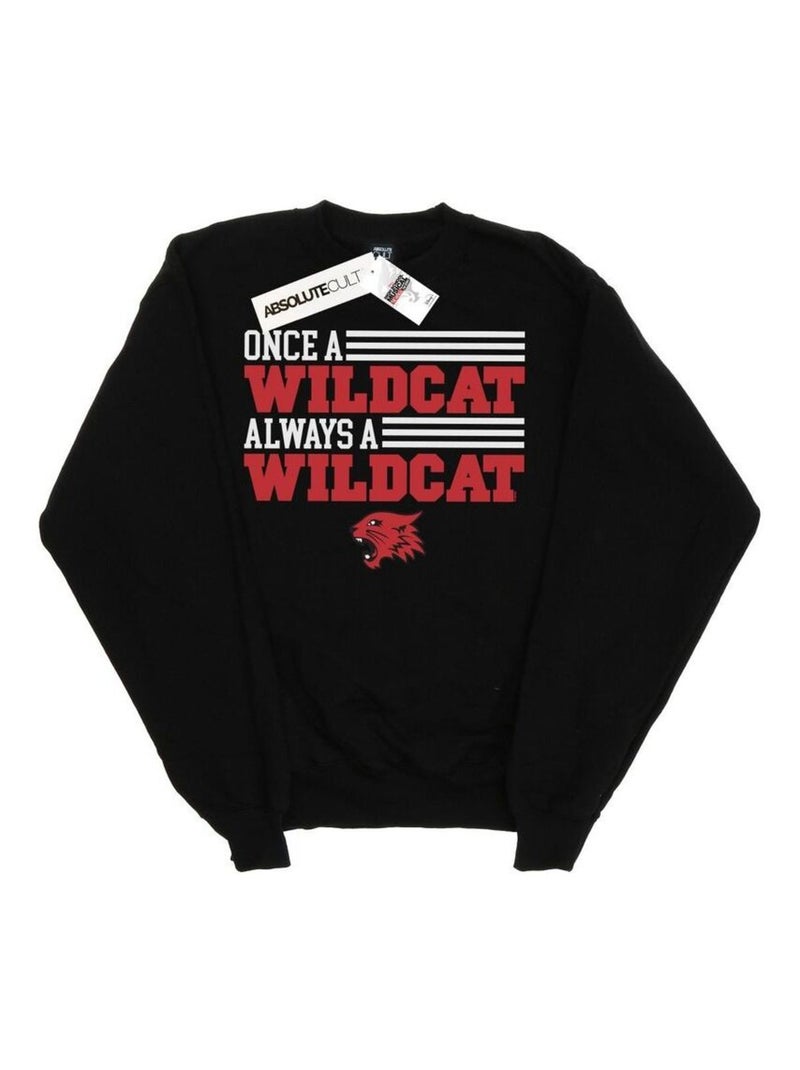 Disney - Sweat High School Musical: Premiers pas sur scène THE MUSICAL ONCE A WILDCAT Noir - Kiabi