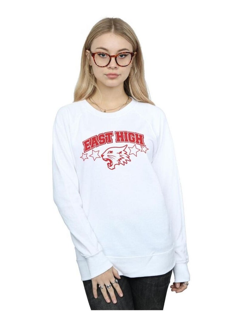 Disney - Sweat High School Musical: Premiers pas sur scène THE MUSICAL WILDCAT STARS Blanc - Kiabi