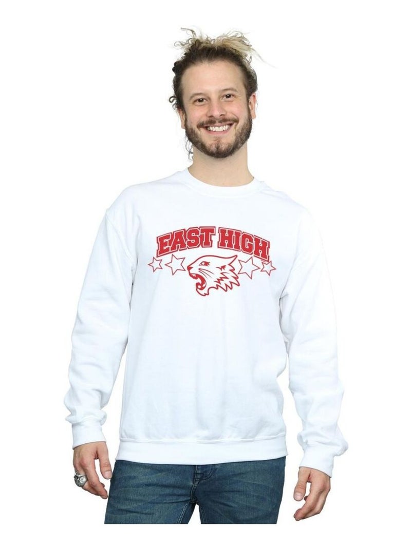 Disney - Sweat High School Musical: Premiers pas sur scène THE MUSICAL WILDCAT STARS Blanc - Kiabi