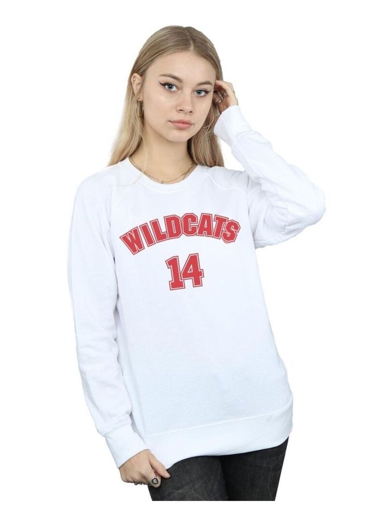 Disney - Sweat High School Musical: Premiers pas sur scène THE MUSICAL WILDCATS Blanc - Kiabi