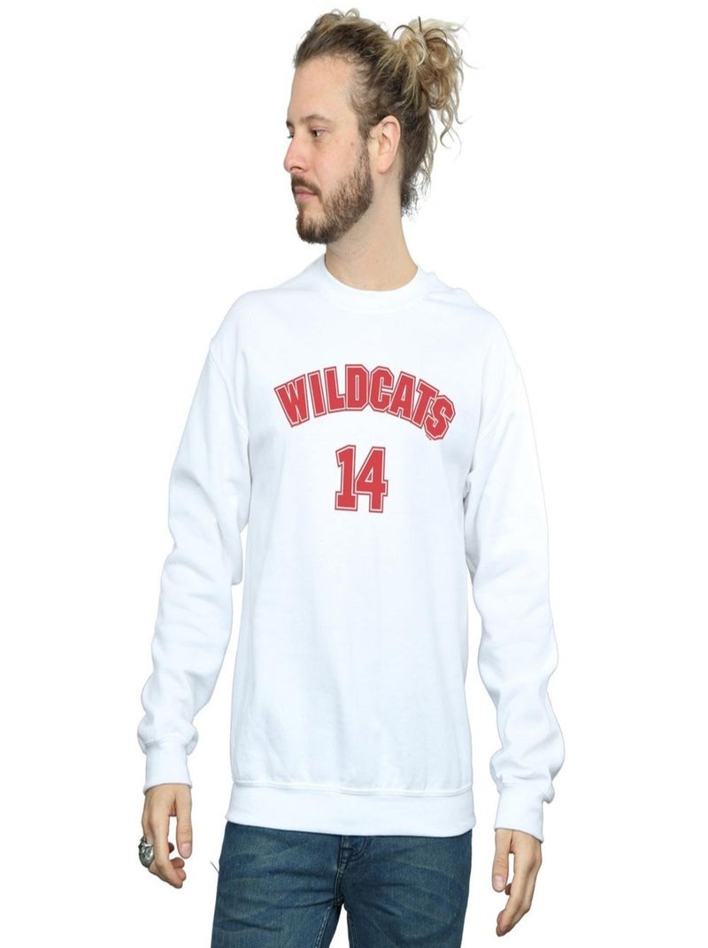 Disney - Sweat High School Musical: Premiers pas sur scène THE MUSICAL WILDCATS Blanc - Kiabi