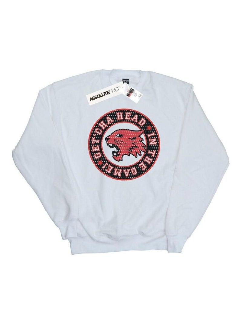 Disney - Sweat HIGH SCHOOL MUSICAL THE MUSICAL HEAD IN THE GAME Blanc - Kiabi