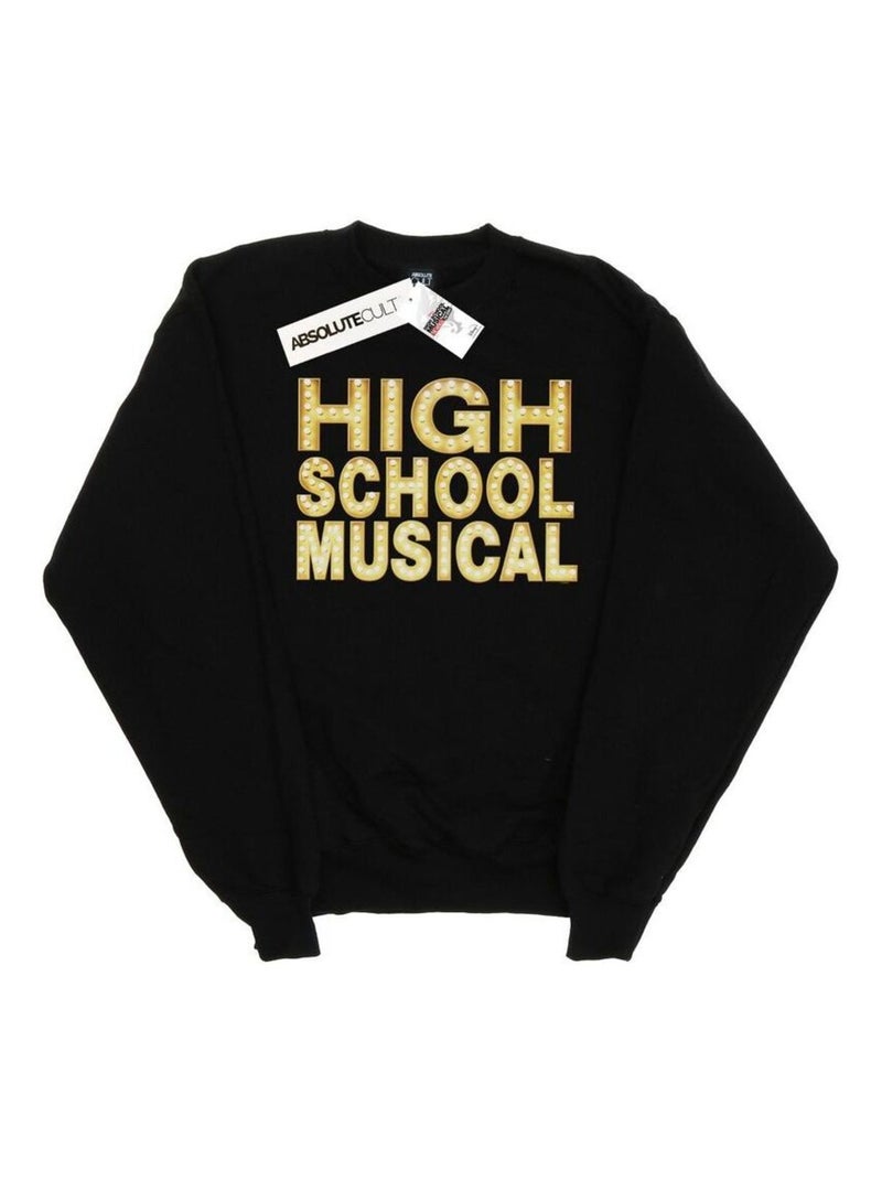 Disney - Sweat HIGH SCHOOL MUSICAL THE MUSICAL LIGHTS Noir - Kiabi
