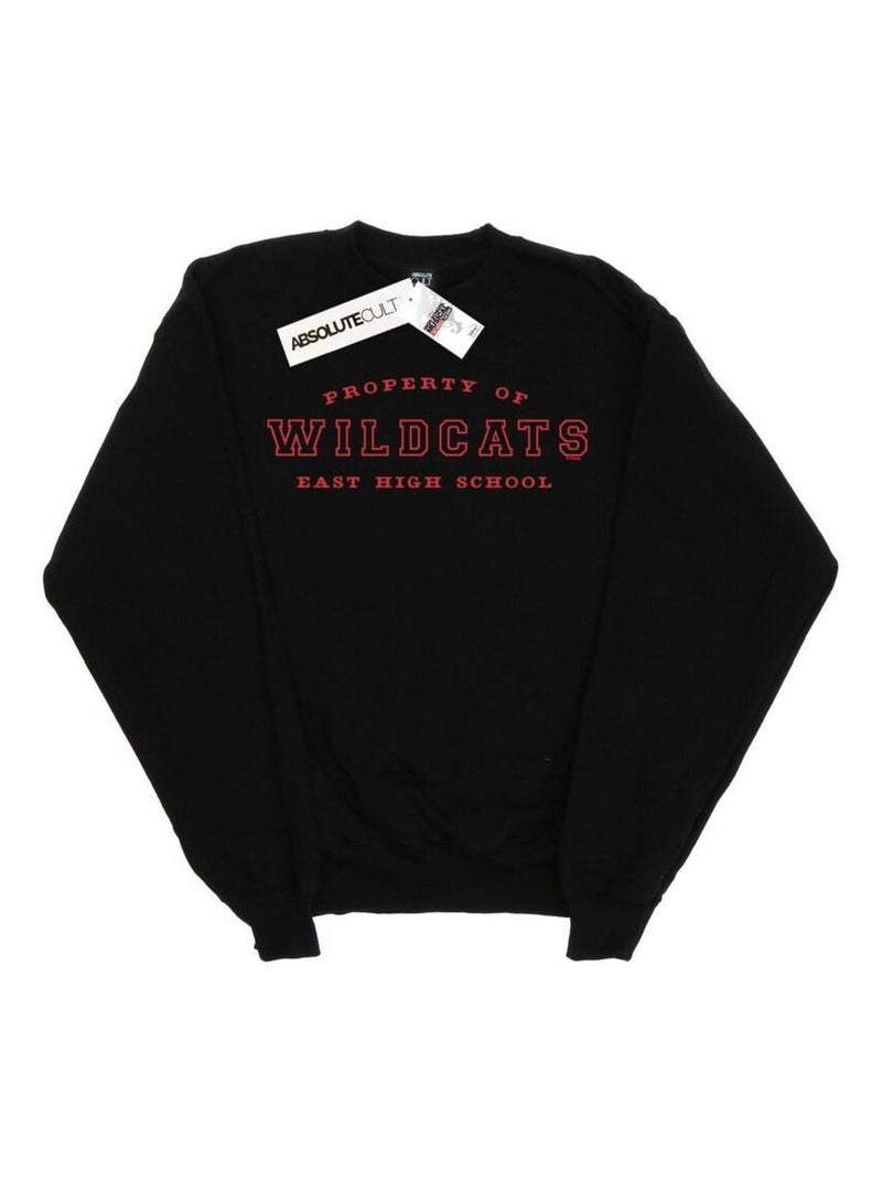 Disney - Sweat HIGH SCHOOL MUSICAL THE MUSICAL PROPERTY OF WILDCATS Noir - Kiabi