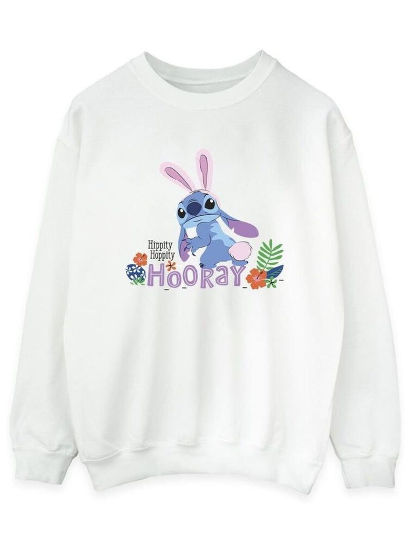 Disney - Sweat HIPPITY HOP Blanc - Kiabi