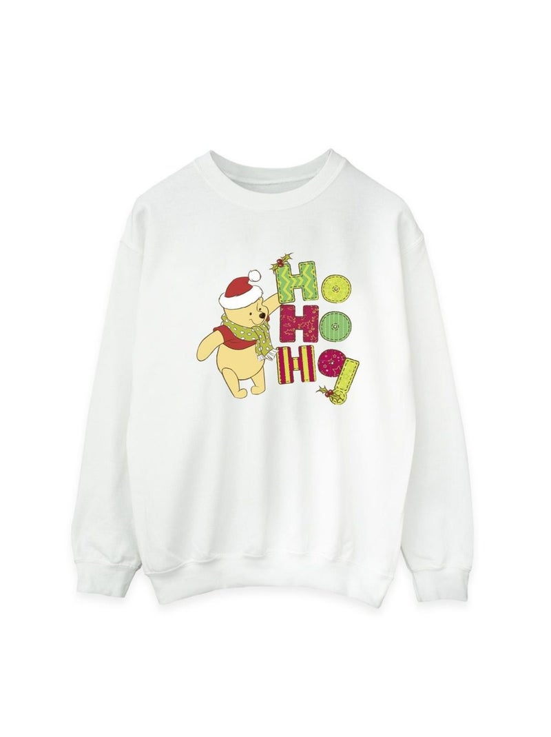 Disney - Sweat HO HO HO Blanc - Kiabi