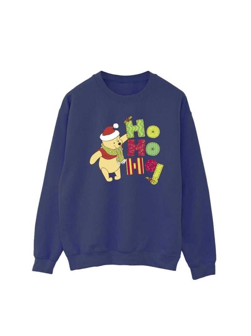 Disney - Sweat HO HO HO Bleu marine - Kiabi