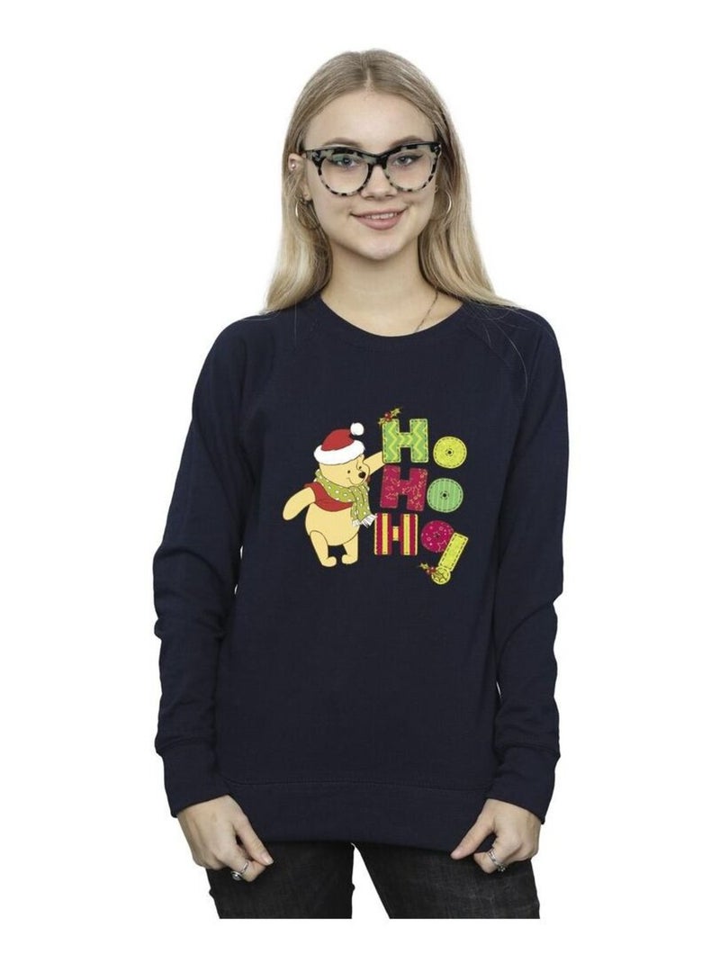 Disney - Sweat HO HO HO Gris chiné - Kiabi
