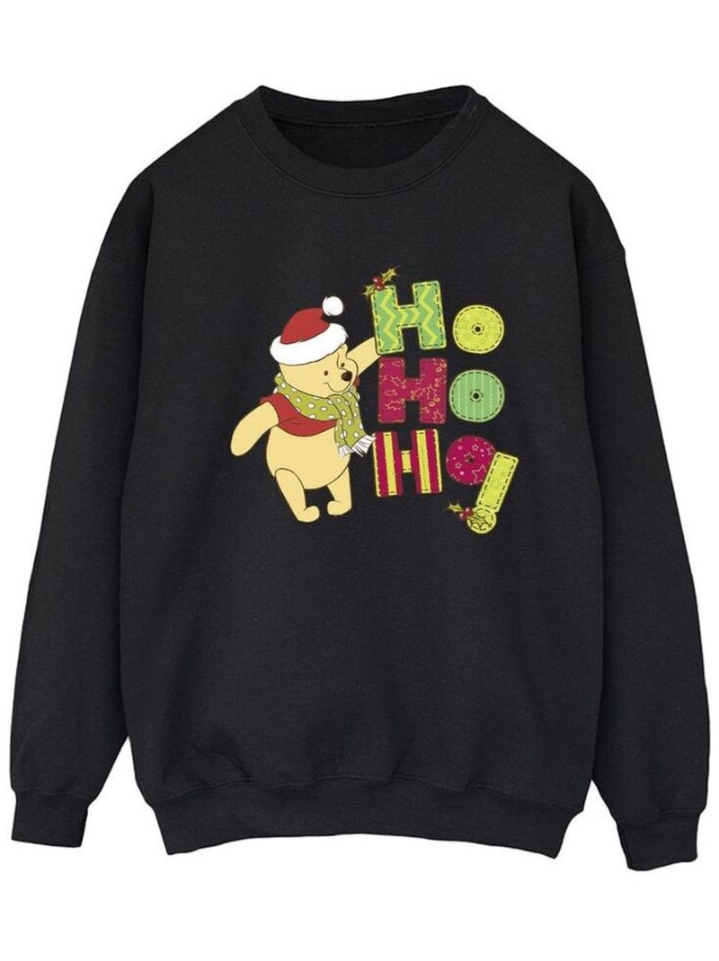 Disney - Sweat HO HO HO Noir - Kiabi